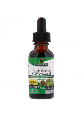 Nature's Answer, Black Walnut & Wormwood, Alcohol-Free, 2,000 mg, 1 fl oz (30 ml)