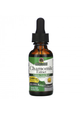 Nature's Answer, Chamomile Extract, Alcohol Free, 2,400 mg, 1 fl oz (30 ml)