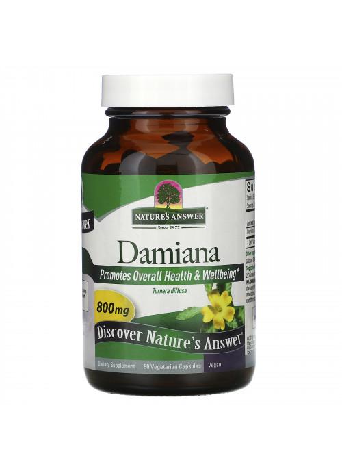 Nature's Answer, Damiana , 800 mg, 90 Vegetarian Capsules