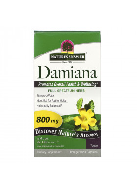 Nature's Answer, Damiana , 800 mg, 90 Vegetarian Capsules