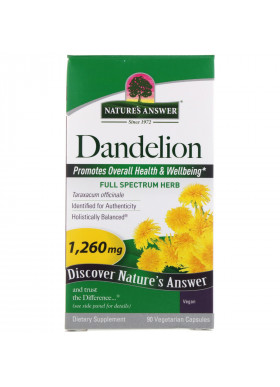 Nature's Answer, Dandelion, 1,260 mg, 90 Vegetarian Capsules