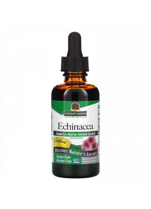 Nature's Answer, Echinacea, Alcohol-Free, 1000 mg, 2 fl oz (60 ml)