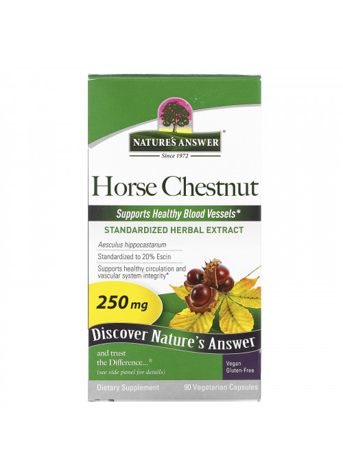 Nature's Answer, Horse Chestnut, 250 mg, 90 Vegetarian Capsules