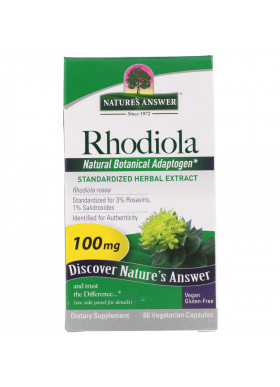 Nature's Answer, Rhodiola, 100 mg, 60 Vegetarian Capsules