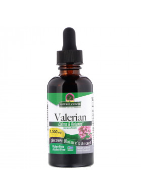 Nature's Answer, Valerian, Alcohol-Free, 1,000 mg, 2 fl oz (60 ml)