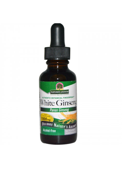 Nature's Answer, White Ginseng, Alcohol-Free , 1000 mg, 1 fl oz (30 ml)