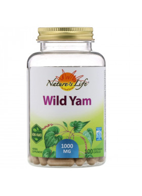 Nature's Life, Wild Yam, 1,000 mg, 100 Vegetarian Capsules