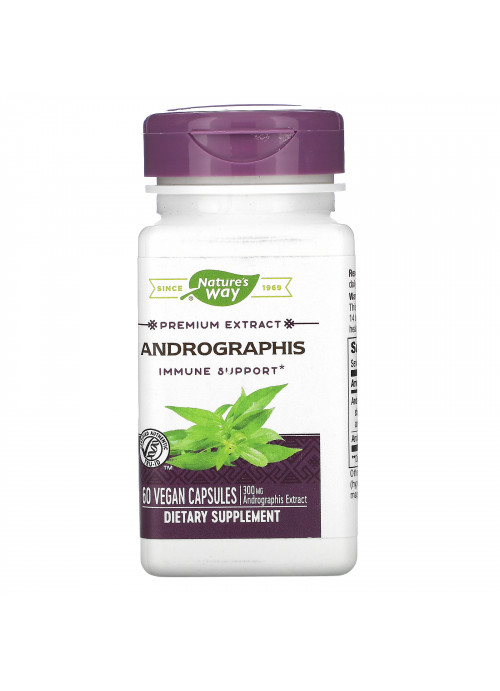 Nature's Way, Andrographis, 300 mg, 60 Vegan Capsules