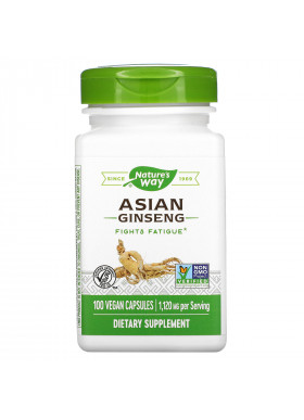 Nature's Way, Asian Ginseng, 1,120 mg, 100 Vegan Capsules