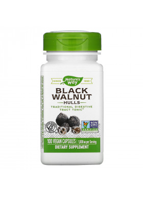 Nature's Way, Black Walnut Hulls, 1,000 mg, 100 Vegan Capsules