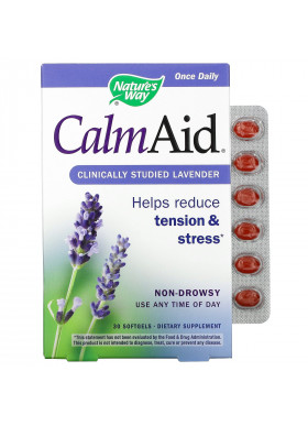 Nature's Way, CalmAid, Clinically Studied Lavender, 30 Softgels