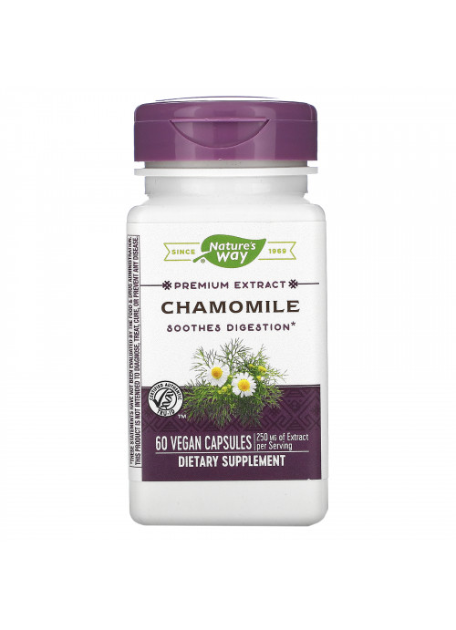 Nature's Way, Chamomile, 250 mg, 60 Vegan Capsules