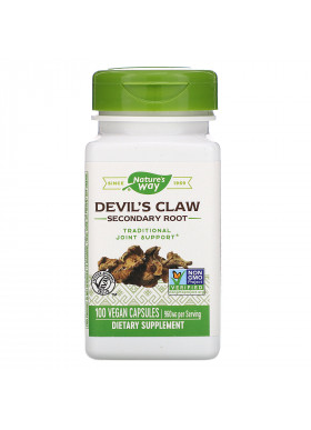 Nature's Way, Devil's Claw, Secondary Root, 960 mg, 100 Vegan Capsules