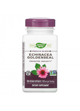 Nature's Way, Echinacea Goldenseal, 900 mg, 180 Vegan Capsules