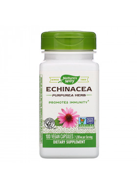 Nature's Way, Echinacea Purpurea Herb, 1,200 mg, 100 Vegan Capsules