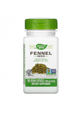 Nature's Way, Fennel Seed, 480 mg, 100 Vegan Capsules