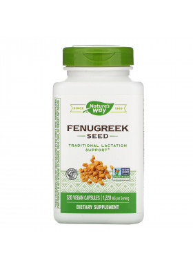 Nature's Way, Fenugreek Seed, 1,220 mg, 320 Vegan Capsules