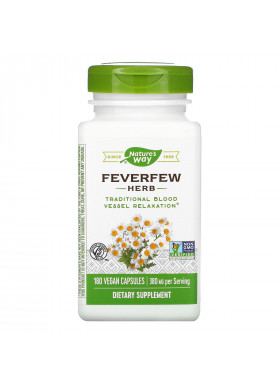 Nature's Way, Feverfew Herb, 380 mg, 180 Vegan Capsules