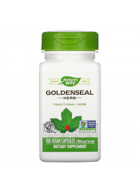 Nature's Way, Goldenseal Herb, 800 mg, 100 Vegan Capsules