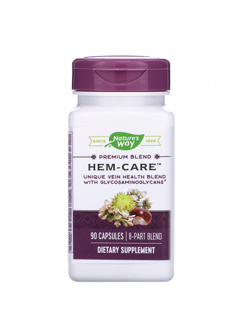 Nature's Way, HEM-CARE, 90 Capsules