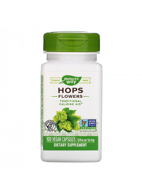 Nature's Way, Hops Flowers, 620 mg, 100 Vegan Capsules