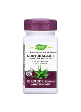 Nature's Way, Nurturalax 3 with Aloe, 100 Vegan Capsules