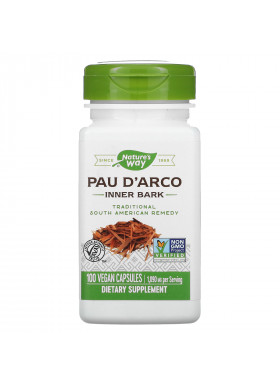 Nature's Way, Pau D'Arco Inner Bark, 1,090 mg, 100 Vegan Capsules