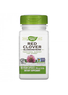 Nature's Way, Red Clover Blossom/Herb, 800 mg, 100 Vegan Capsules