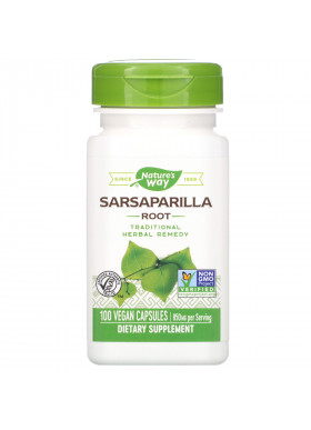 Nature's Way, Sarsaparilla Root, 850 mg, 100 Vegan Capsules