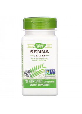 Nature's Way, Senna Leaves, 1,350 mg, 100 Vegan Capsules