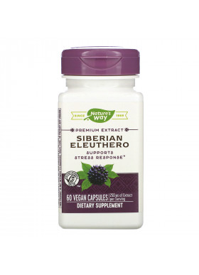 Nature's Way, Siberian Eleuthero, 250 mg, 60 Vegan Capsules