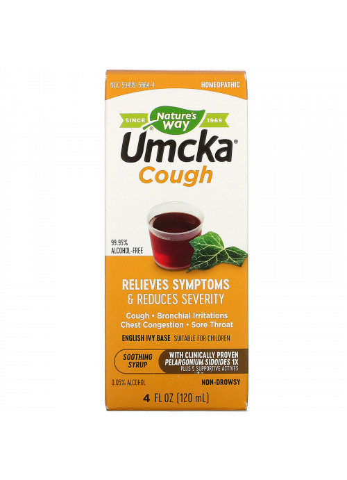 Nature's Way, Umcka, Cough, Soothing Syrup, 4 oz (120 ml)