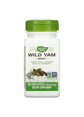 Nature's Way, Wild Yam Root, 850 mg, 100 Vegan Capsules