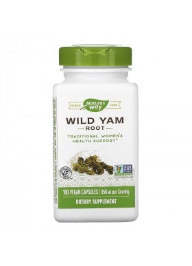 Nature's Way, Wild Yam Root, 850 mg, 180 Vegan Capsules