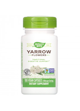 Nature's Way, Yarrow Flowers, 650 mg, 100 Vegan Capsules