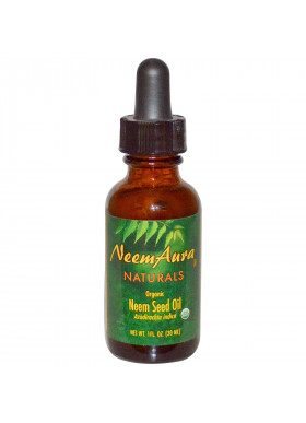 NeemAura, Organic, Neem Seed Oil, 1 fl oz (30 ml)