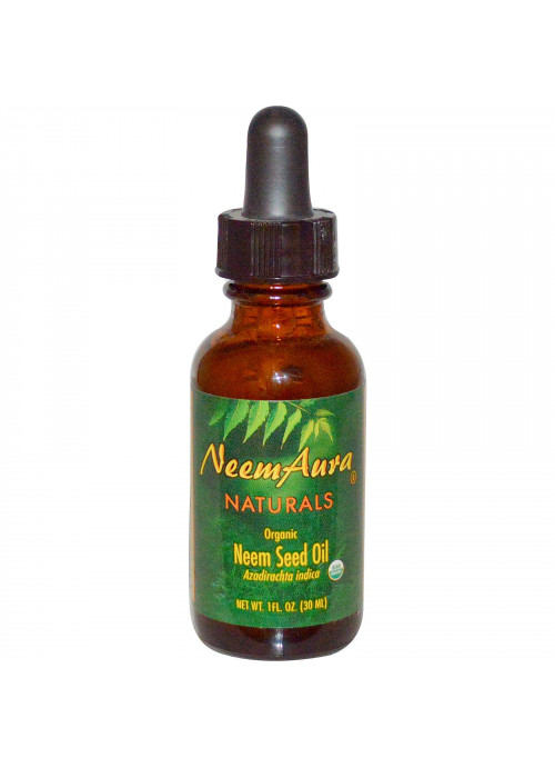 NeemAura, Organic, Neem Seed Oil, 1 fl oz (30 ml)