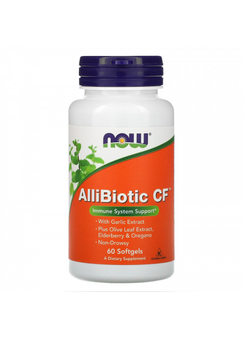 Now Foods, AlliBiotic CF, 60 Softgels