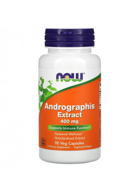 Now Foods, Andrographis Extract, 400 mg, 90 Veg Capsules