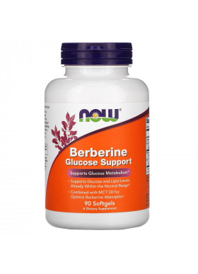 Now Foods, Berberine Glucose Support, 90 Softgels