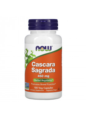 Now Foods, Cascara Sagrada, 450 mg, 100 Veg Capsules