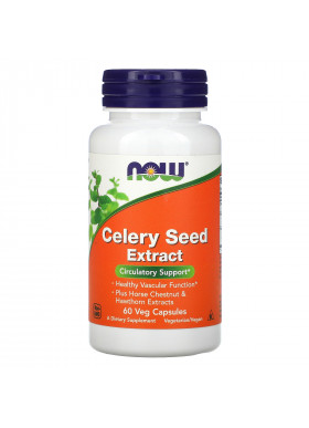 Now Foods, Celery Seed Extract, 60 Veg Capsules