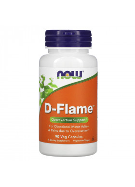 Now Foods, D-Flame, 90 Veg Capsules