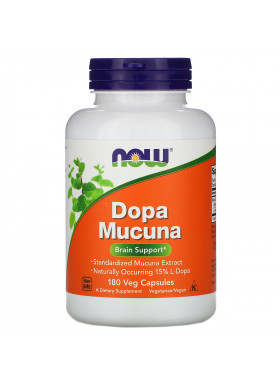 Now Foods, Dopa Mucuna, 180 Veg Capsules