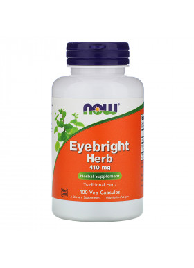 Now Foods, Eyebright Herb, 410 mg, 100 Veg Capsules