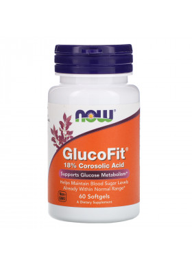 Now Foods, GlucoFit, 60 Softgels