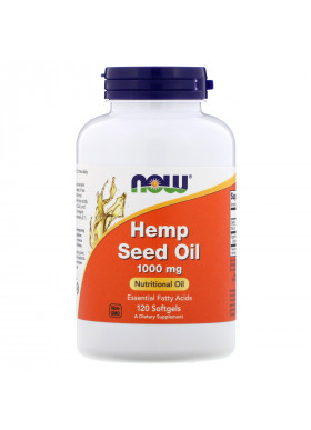 Now Foods, Hemp Seed Oil, 1,000 mg, 120 Softgels