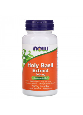 Now Foods, Holy Basil Extract, 500 mg, 90 Veg Capsules