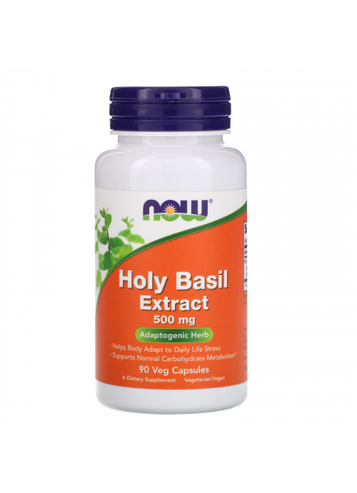 Now Foods, Holy Basil Extract, 500 mg, 90 Veg Capsules