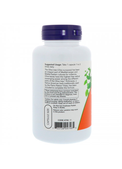 Now Foods, Olive Leaf Extract, 100 Veg Capsules